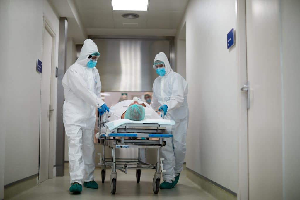Transferring a patient from the emergency area into the ICU