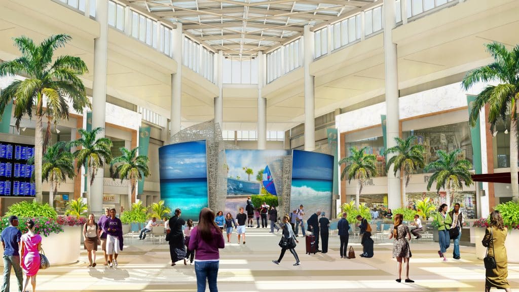 South Terminal Complex – Orlando International Airport (MCO) – renderings courtesy of GOAA.