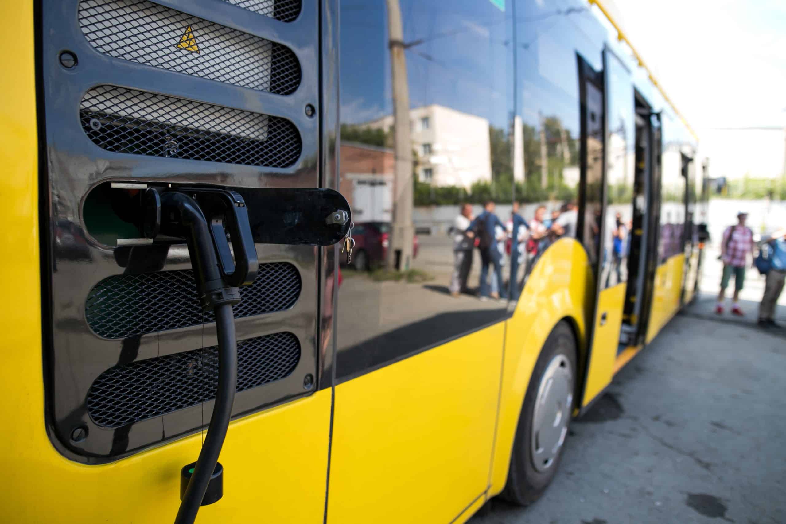 New energy bus battery charging