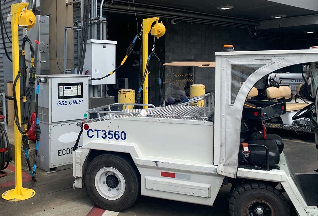 Electric ground support equipment (eGSE)
